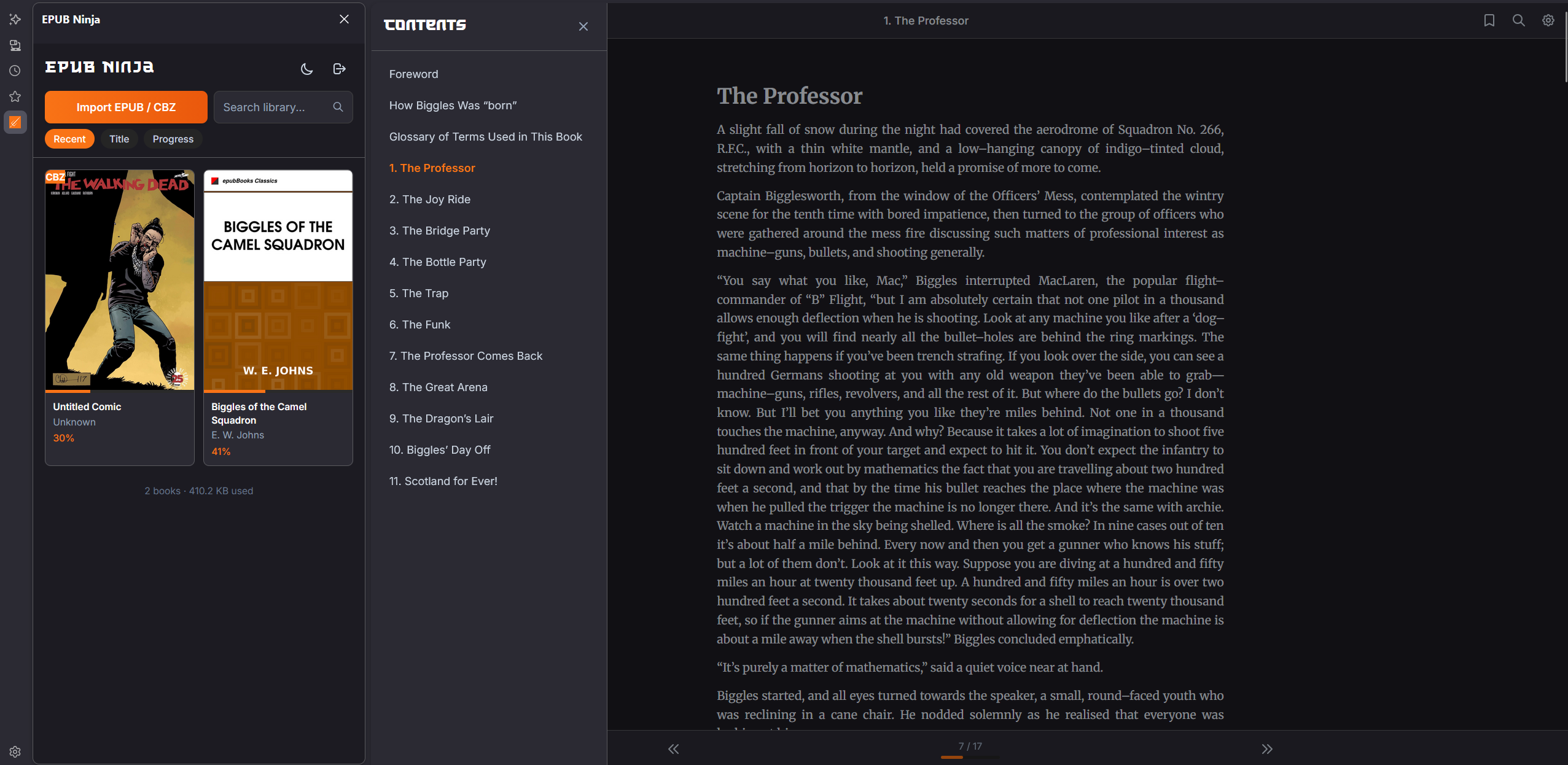 EPUB Ninja Reader